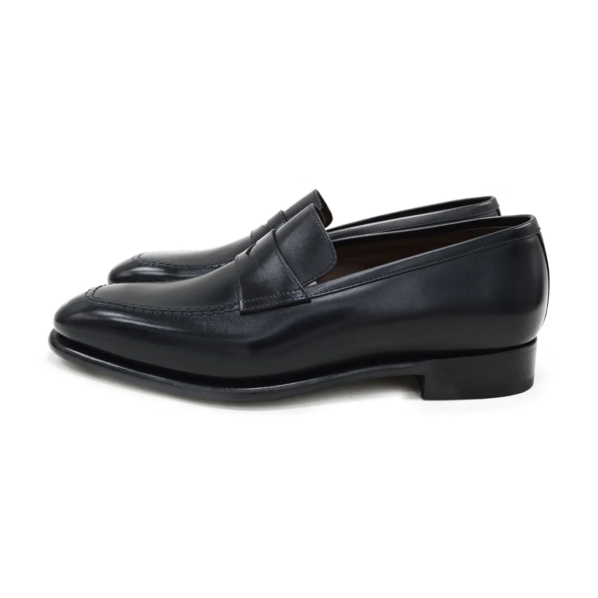 Carlos Santos Penny Loafer (9924)- Black