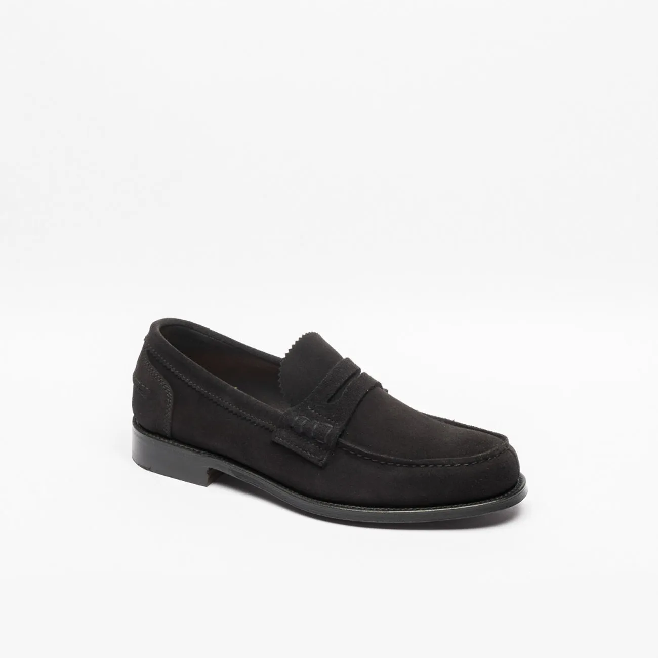 Cheaney Joseph & Sons Cheaney Joseph & Sons Dover EF Alt penny loafer loafer in black suede