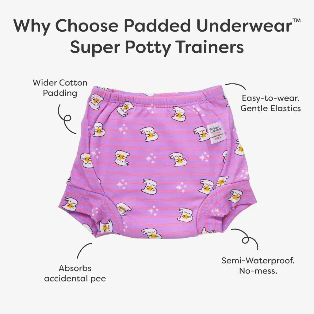 Choose Size of 1 Padded Underwear - No Print Choice