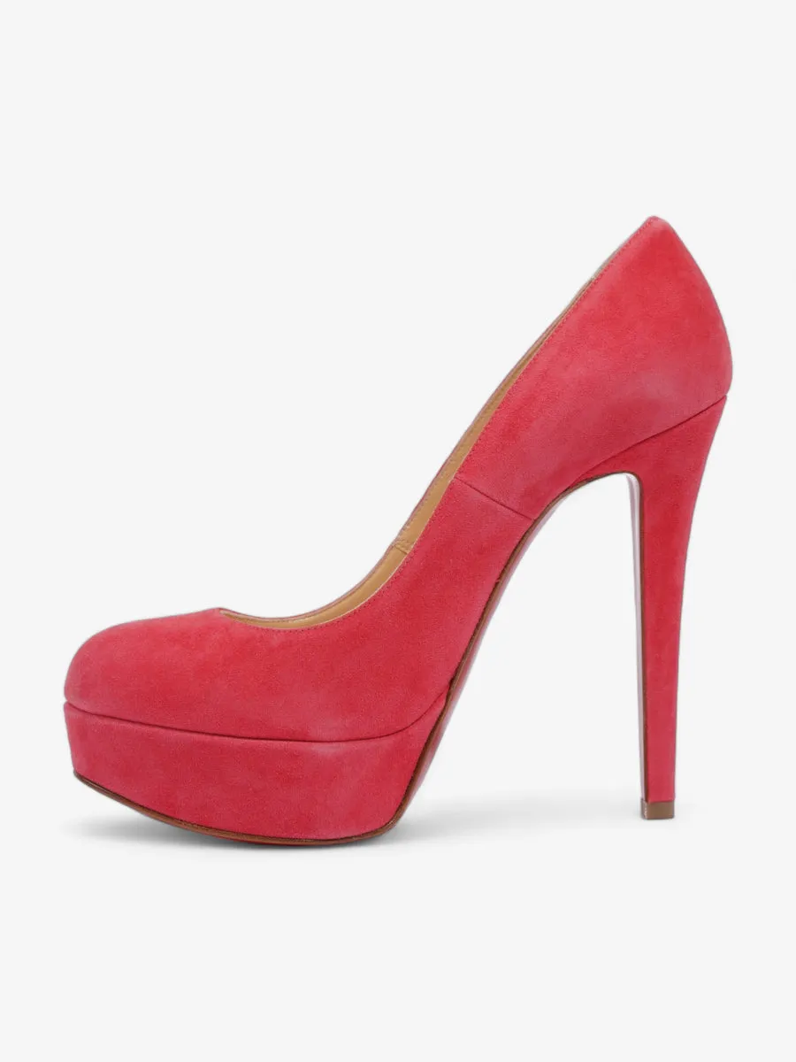 Christian Louboutin Bianca Heels 140 Pink Suede EU 36.5 UK 3.5