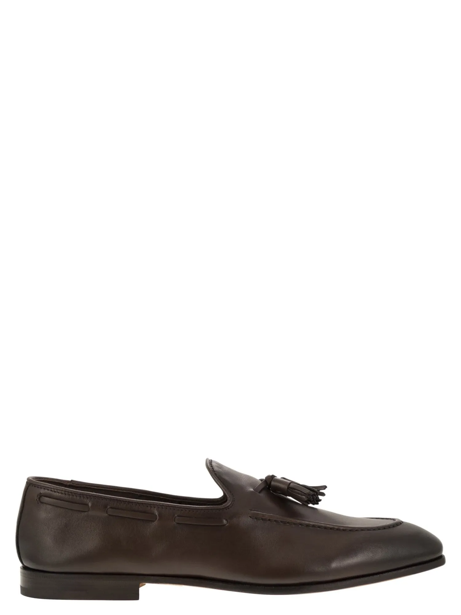 Church's    Church's Brushed Calf Leather Loafer