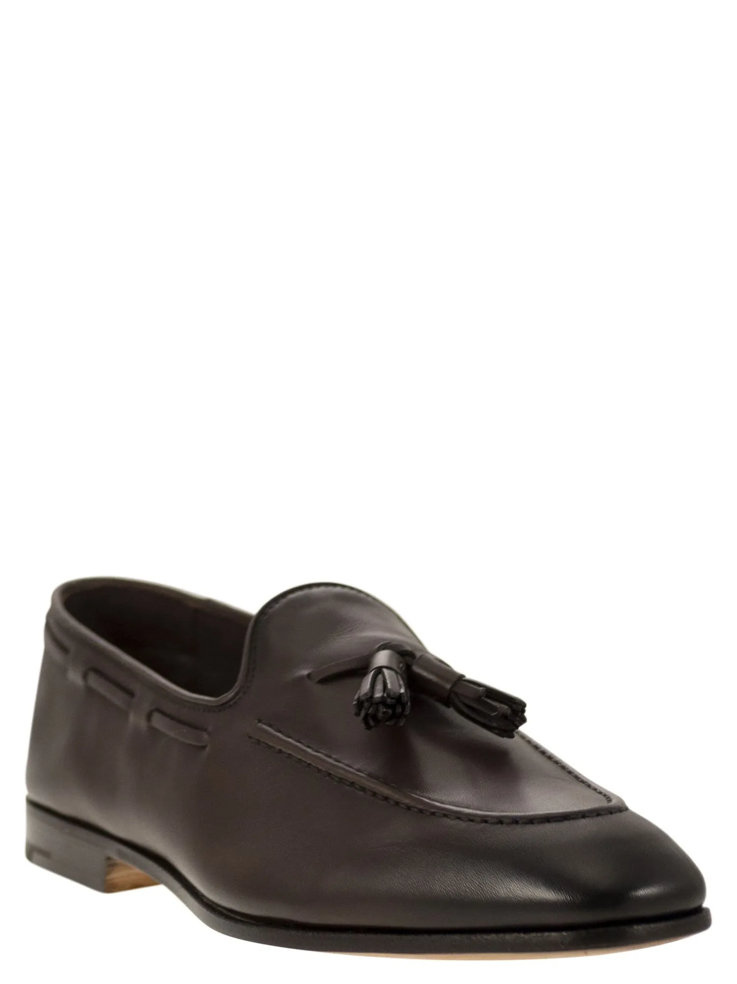 Church's    Church's Brushed Calf Leather Loafer