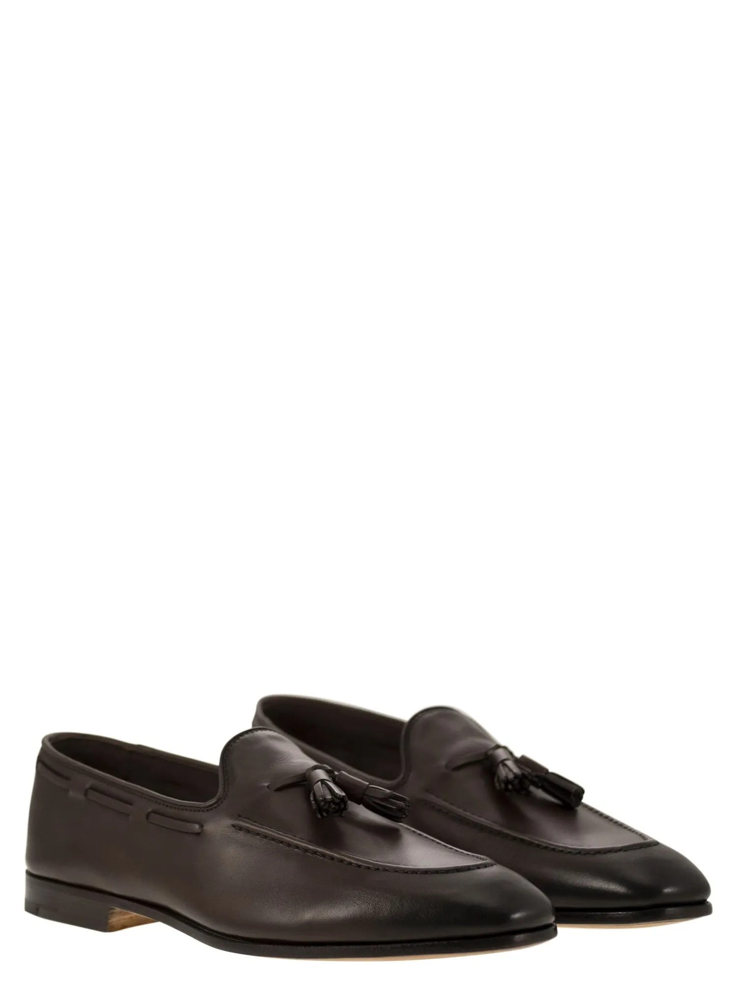 Church's    Church's Brushed Calf Leather Loafer