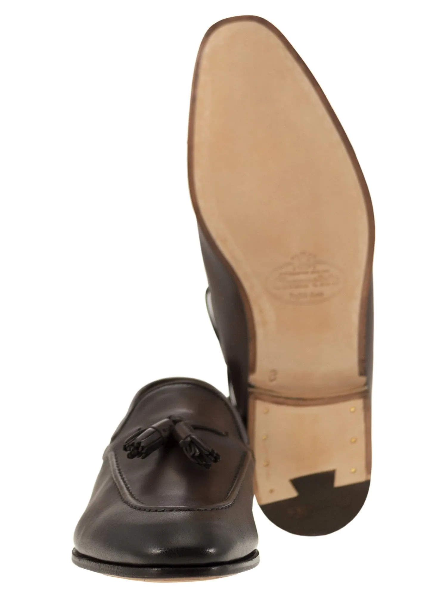 Church's    Church's Brushed Calf Leather Loafer