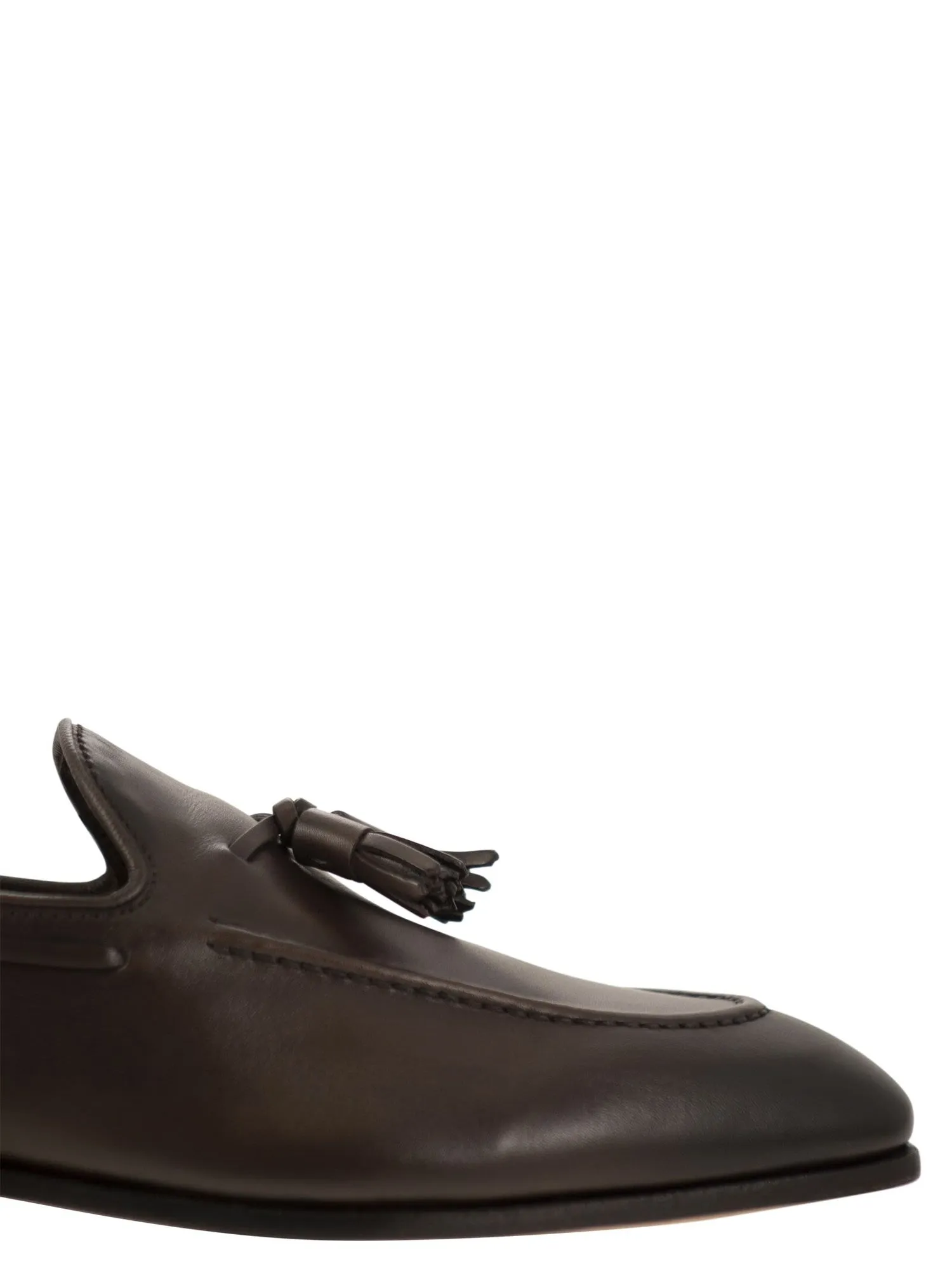 Church's    Church's Brushed Calf Leather Loafer