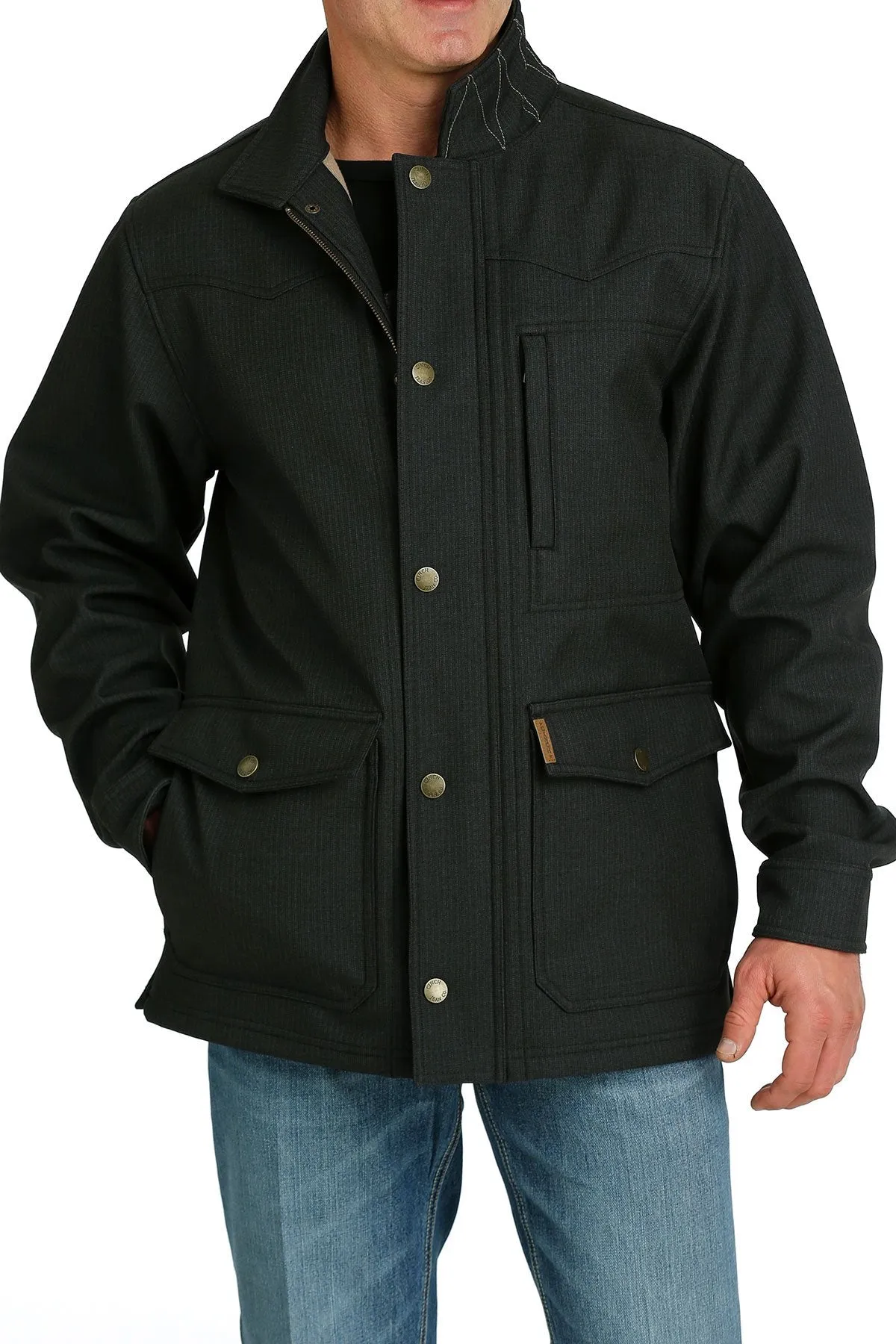 Cinch Men's Charcoal Bonded Ranch Coat