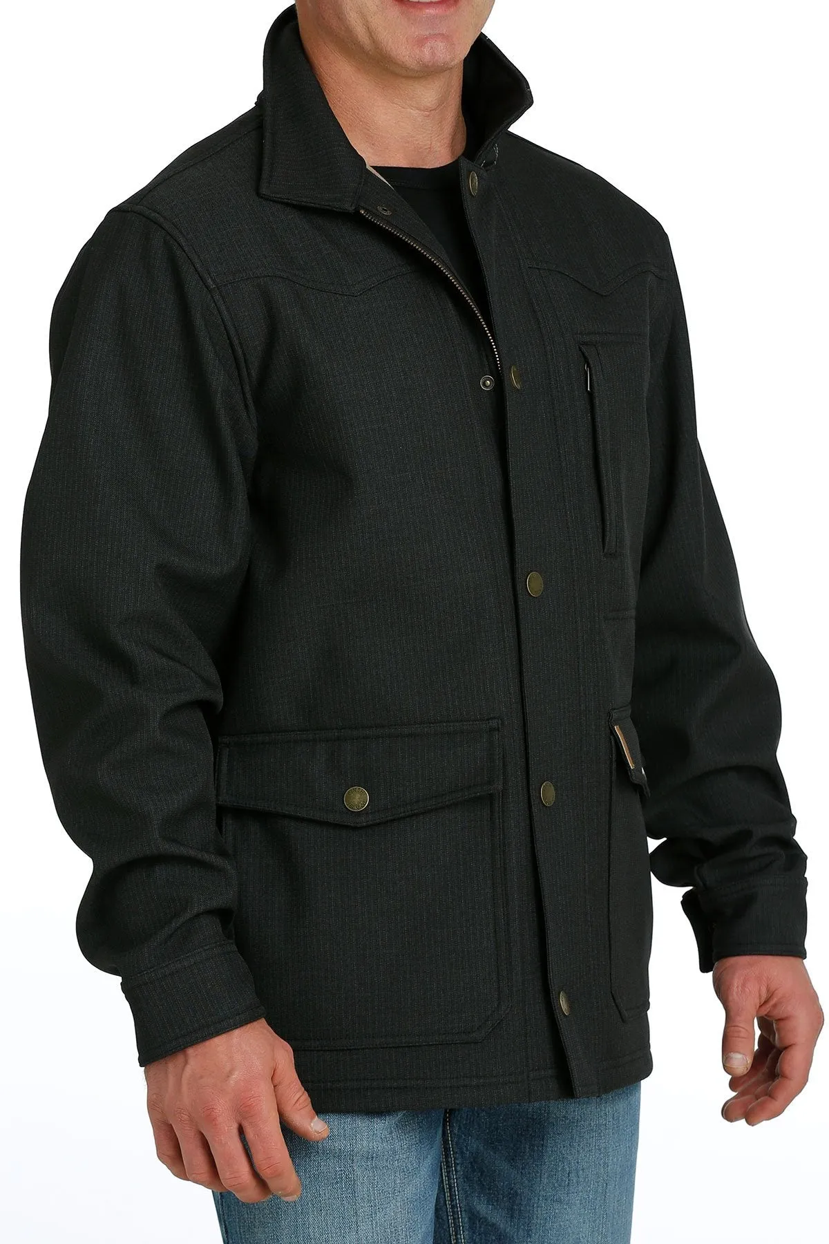 Cinch Men's Charcoal Bonded Ranch Coat