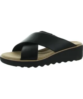 Clarks Jillian Gem Womens Cushioned Footbed Open Toe Wedge Sandals