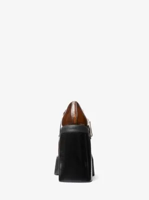 Colby Burnished Leather Platform Loafer