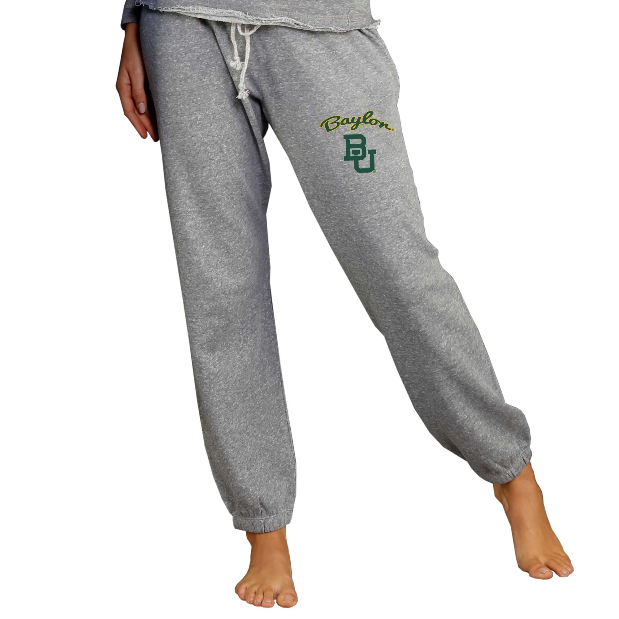 Concepts Sport Baylor Bears Women's Gray Mainstream Knit Jogger Pants