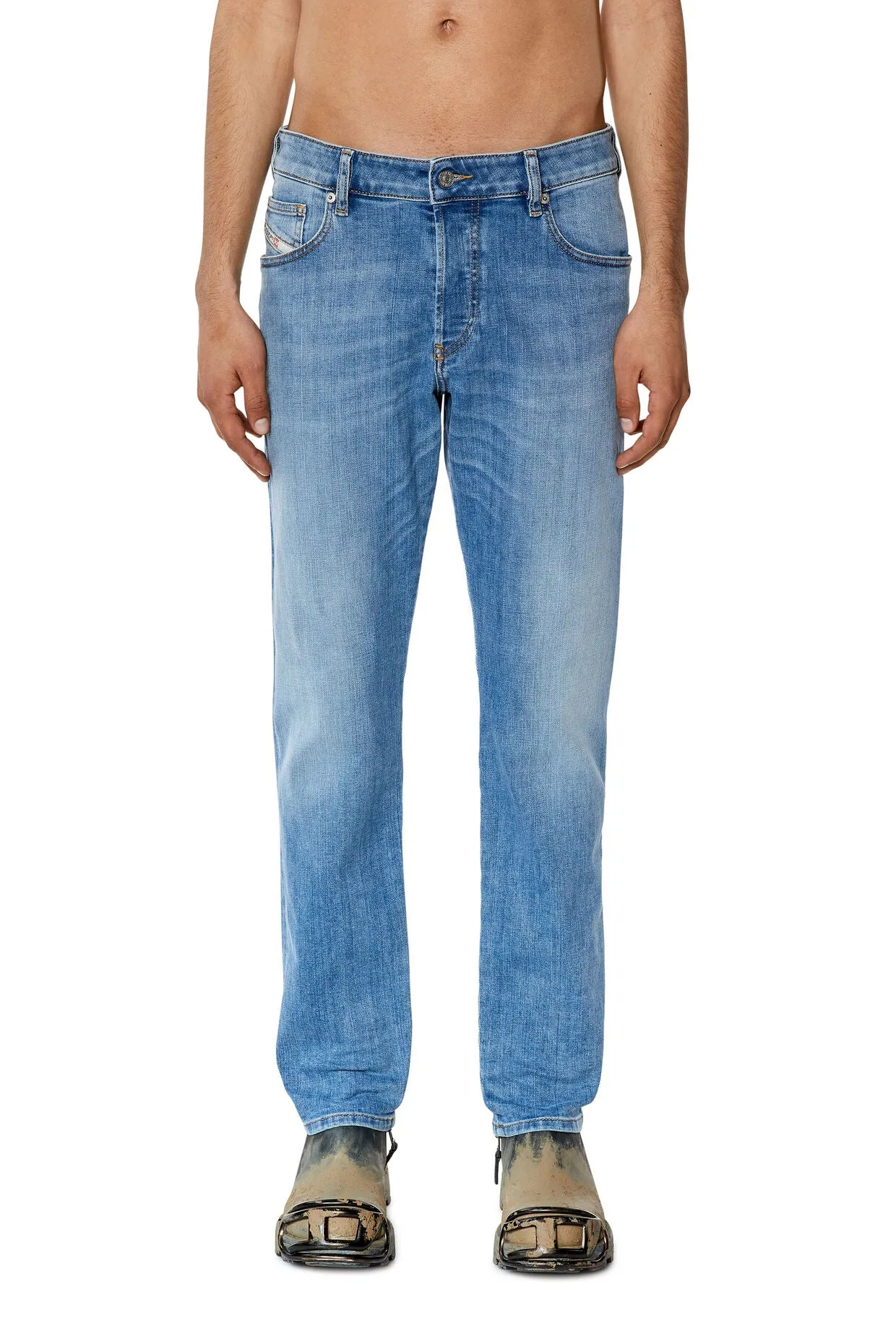 Diesel - D-Yennox Jeans - Pale Wash / 2 Lengths