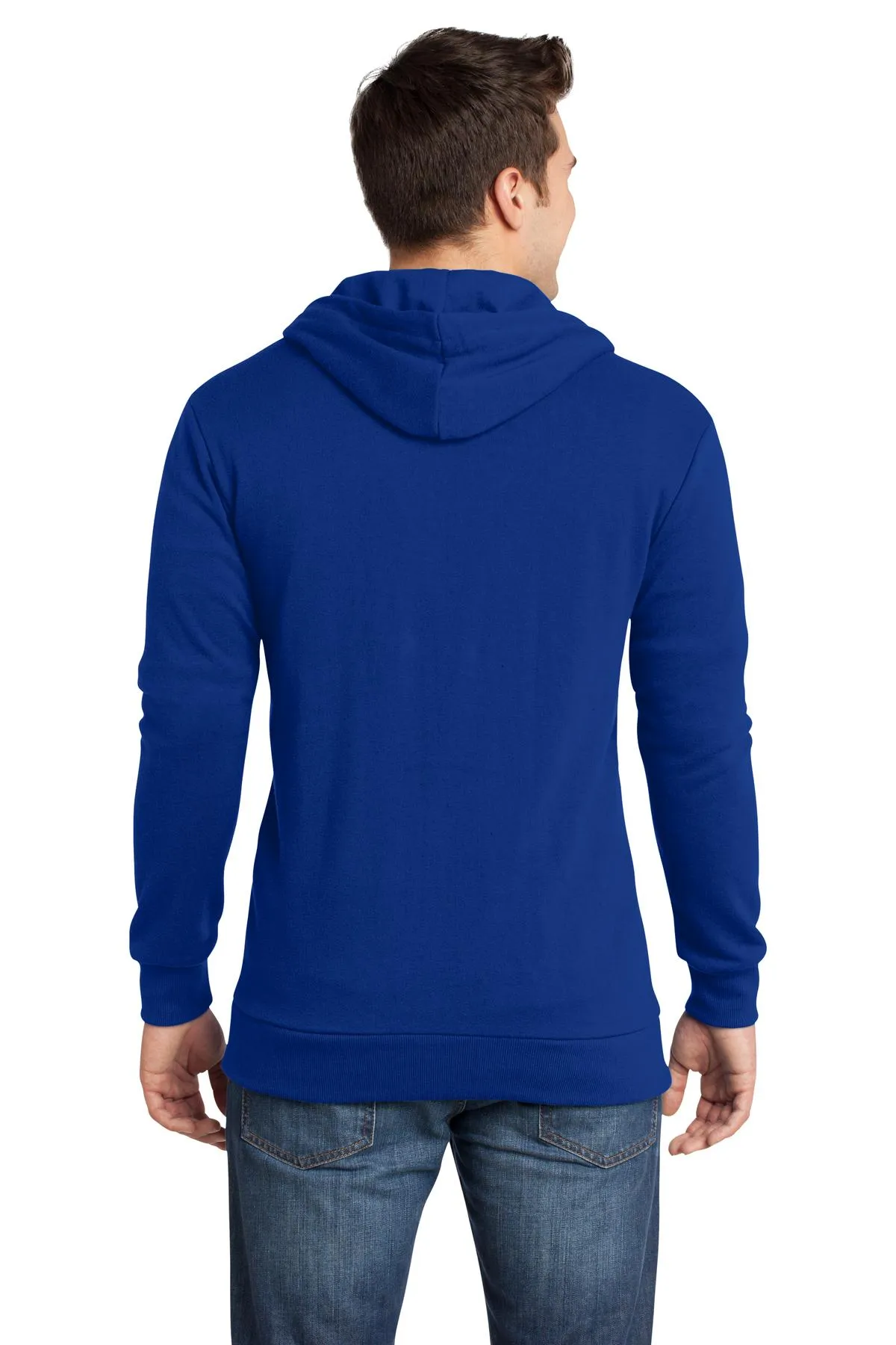 District Young Mens Core Fleece Full Zip Hoodie DT190 SKU: DT190