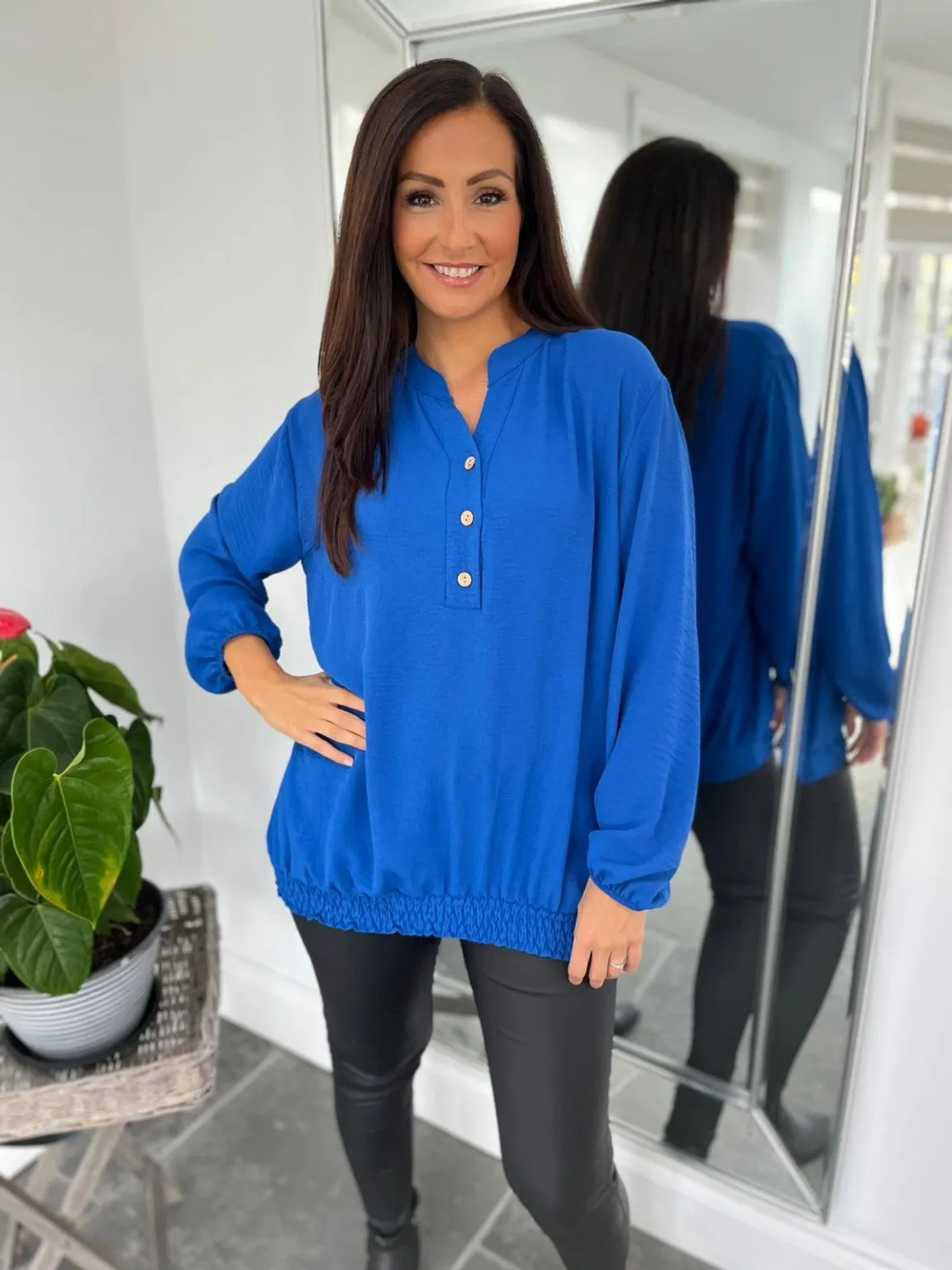 Elasticated Hem Blouse Frankie