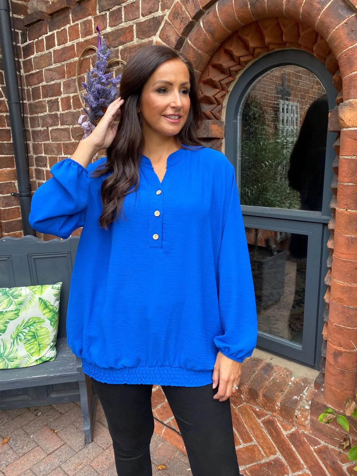 Elasticated Hem Blouse Frankie