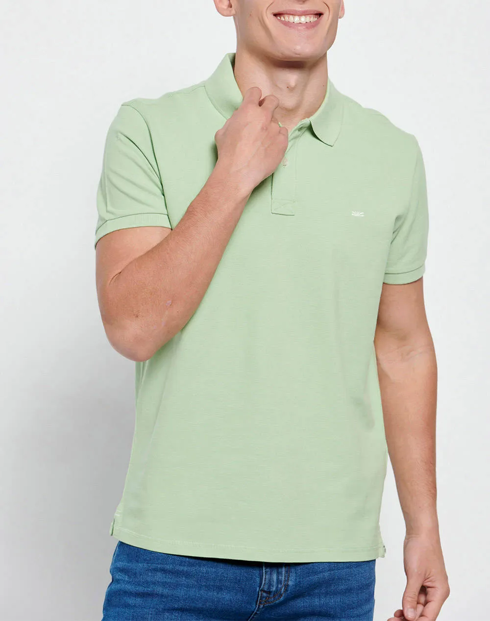 Essential pique cotton polo shirt