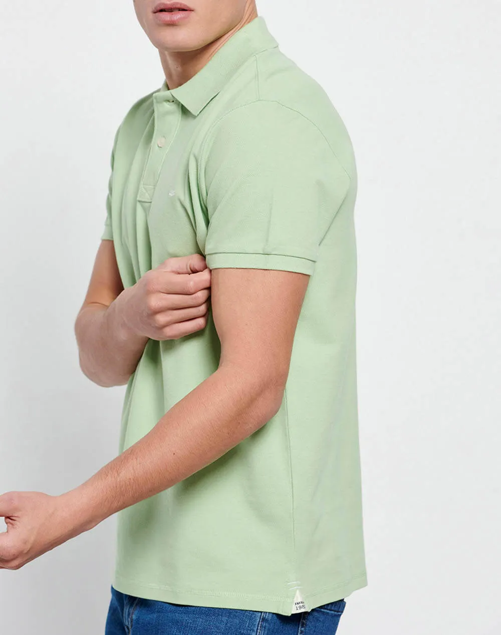 Essential pique cotton polo shirt