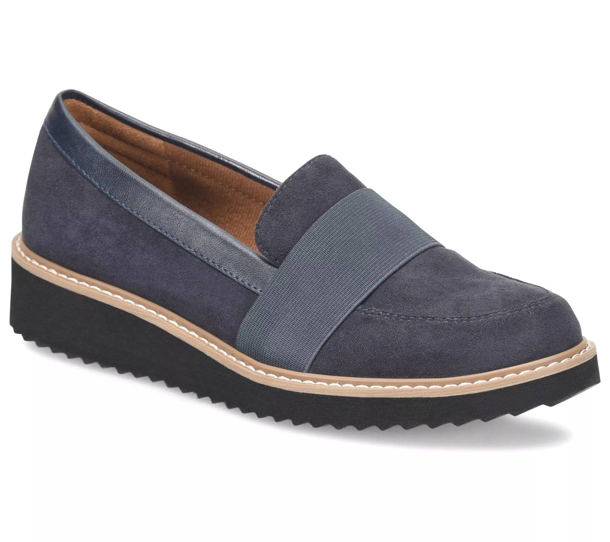 Eurosoft Microsuede Wedge Loafer- Lanette