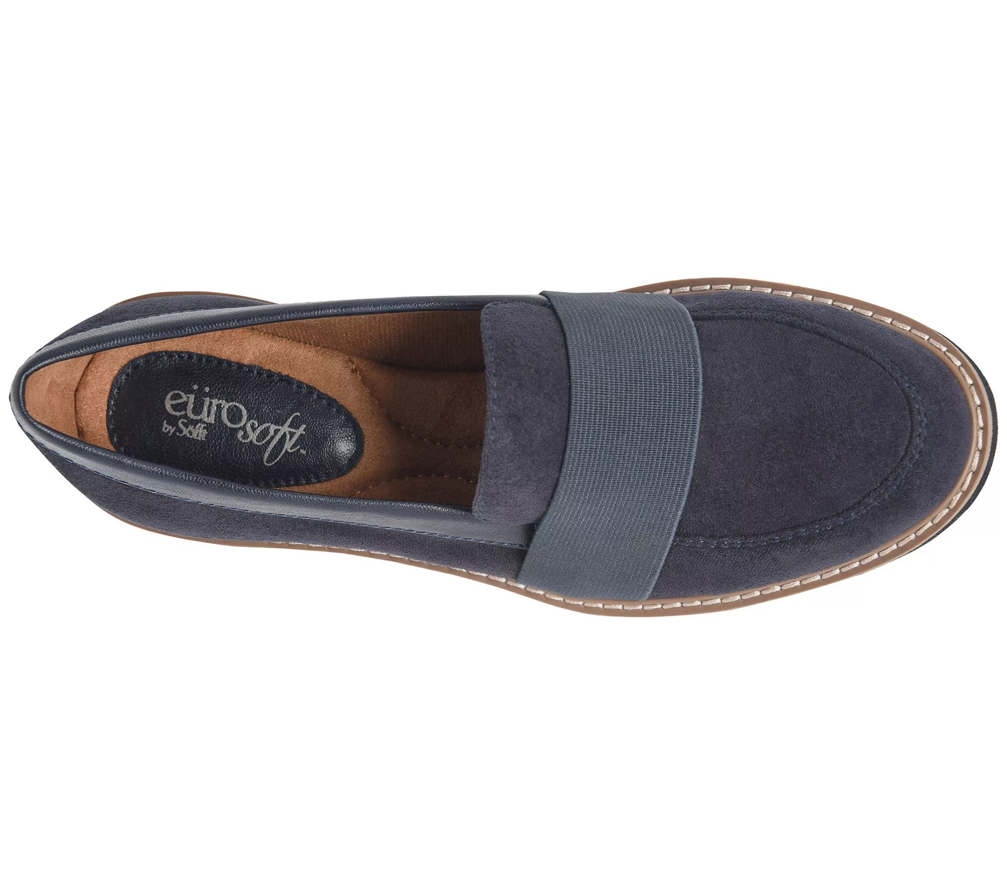 Eurosoft Microsuede Wedge Loafer- Lanette