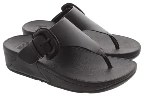 FITFLOP Ladies Lulu Buckle Toe Post Sandals In Black