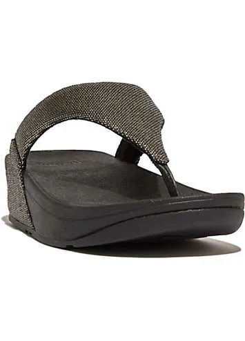 FitFlop Lulu Glitz Toe Post Sandals | Kaleidoscope