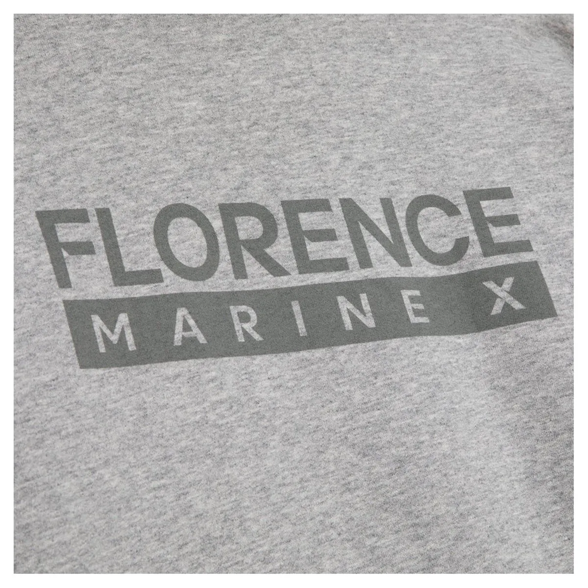 Florence Marine X Burgee Hoody - Heather Grey