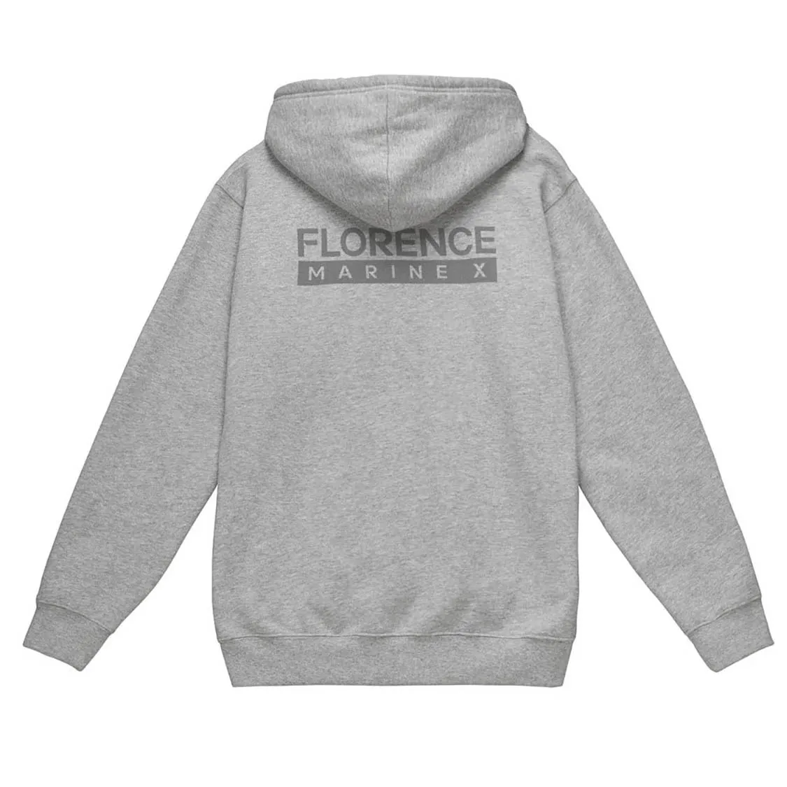 Florence Marine X Burgee Hoody - Heather Grey