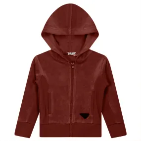 FYI Wood Smoke Velour Hoody