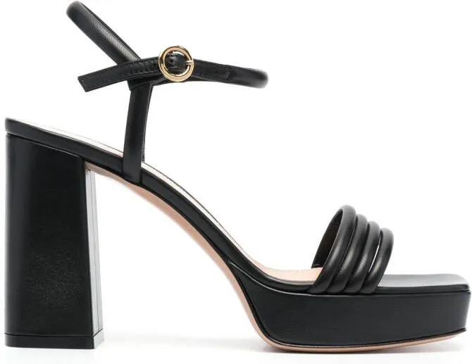 Gianvito Rossi Lena 70mm platform sandals Black