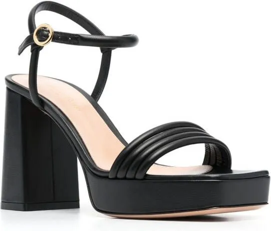 Gianvito Rossi Lena 70mm platform sandals Black