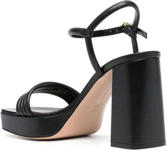 Gianvito Rossi Lena 70mm platform sandals Black