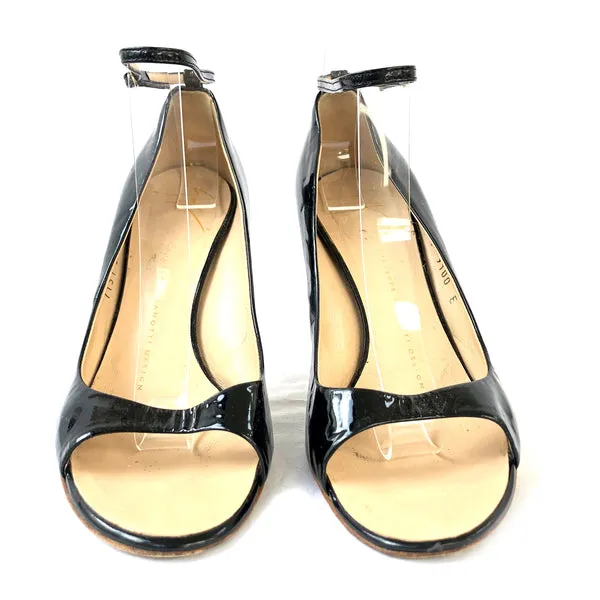 GIUSEPPE ZANOTTI black patent leather heels