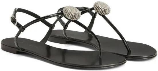 Giuseppe Zanotti Emmy Lou crystal-embellished sandals Black