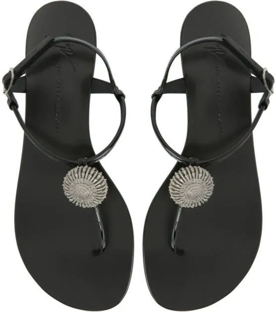 Giuseppe Zanotti Emmy Lou crystal-embellished sandals Black