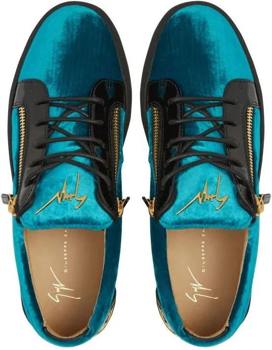 Giuseppe Zanotti Frankie Shark low-top sneakers Blue