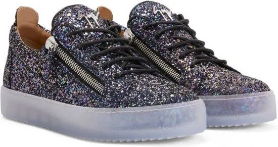 Giuseppe Zanotti Gail glitter low-top sneakers Black