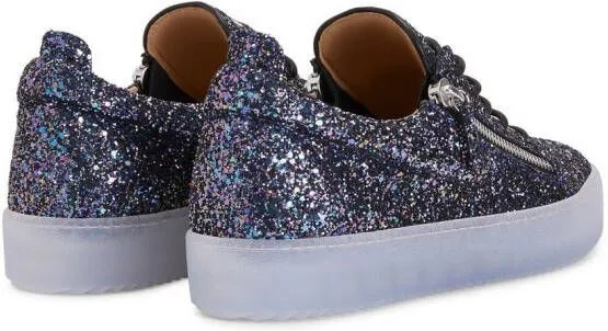 Giuseppe Zanotti Gail glitter low-top sneakers Black