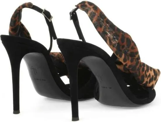 Giuseppe Zanotti Milonga suede sandals Black