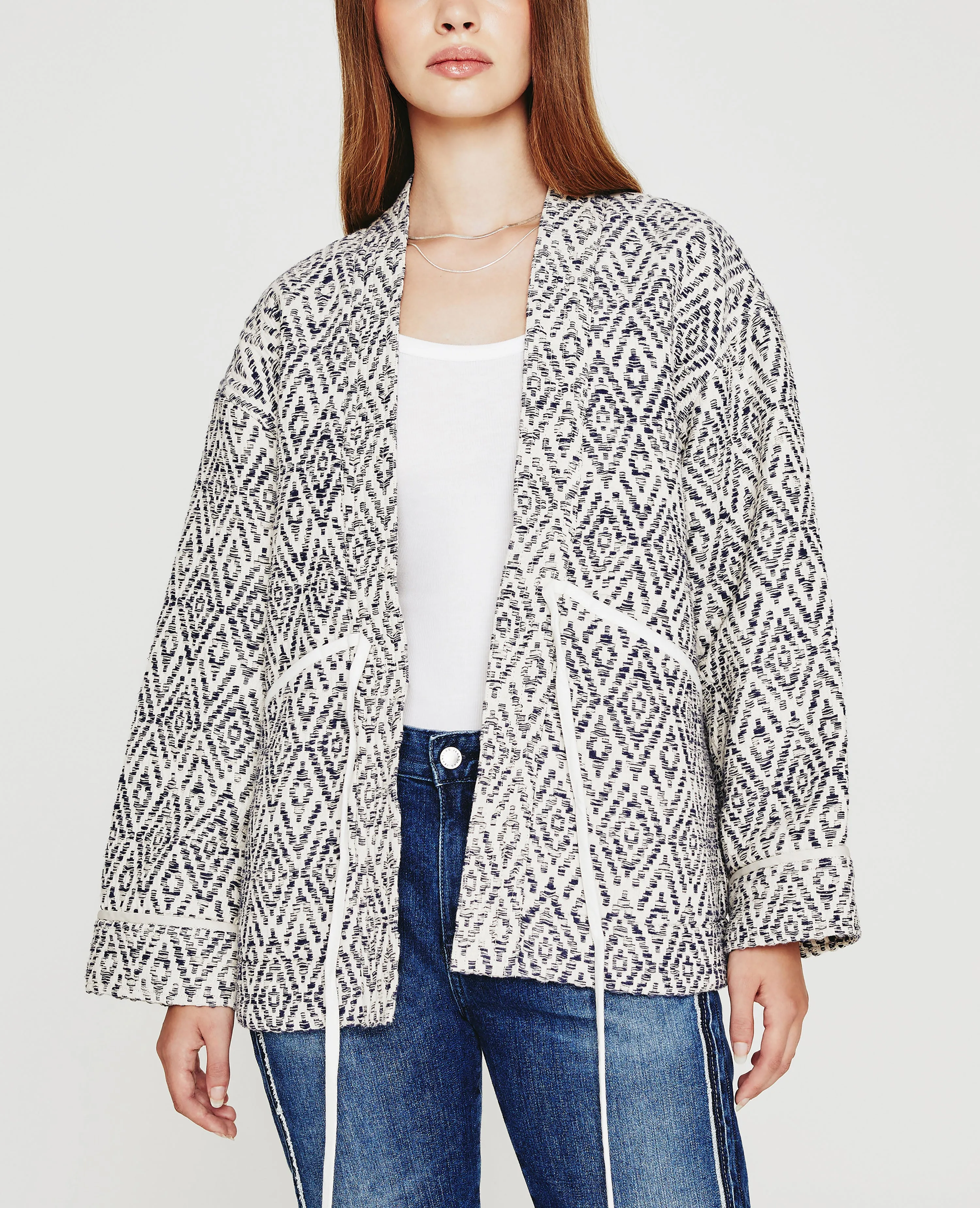     Harris Jacket   Relaxed Fit Kimono Jacket  