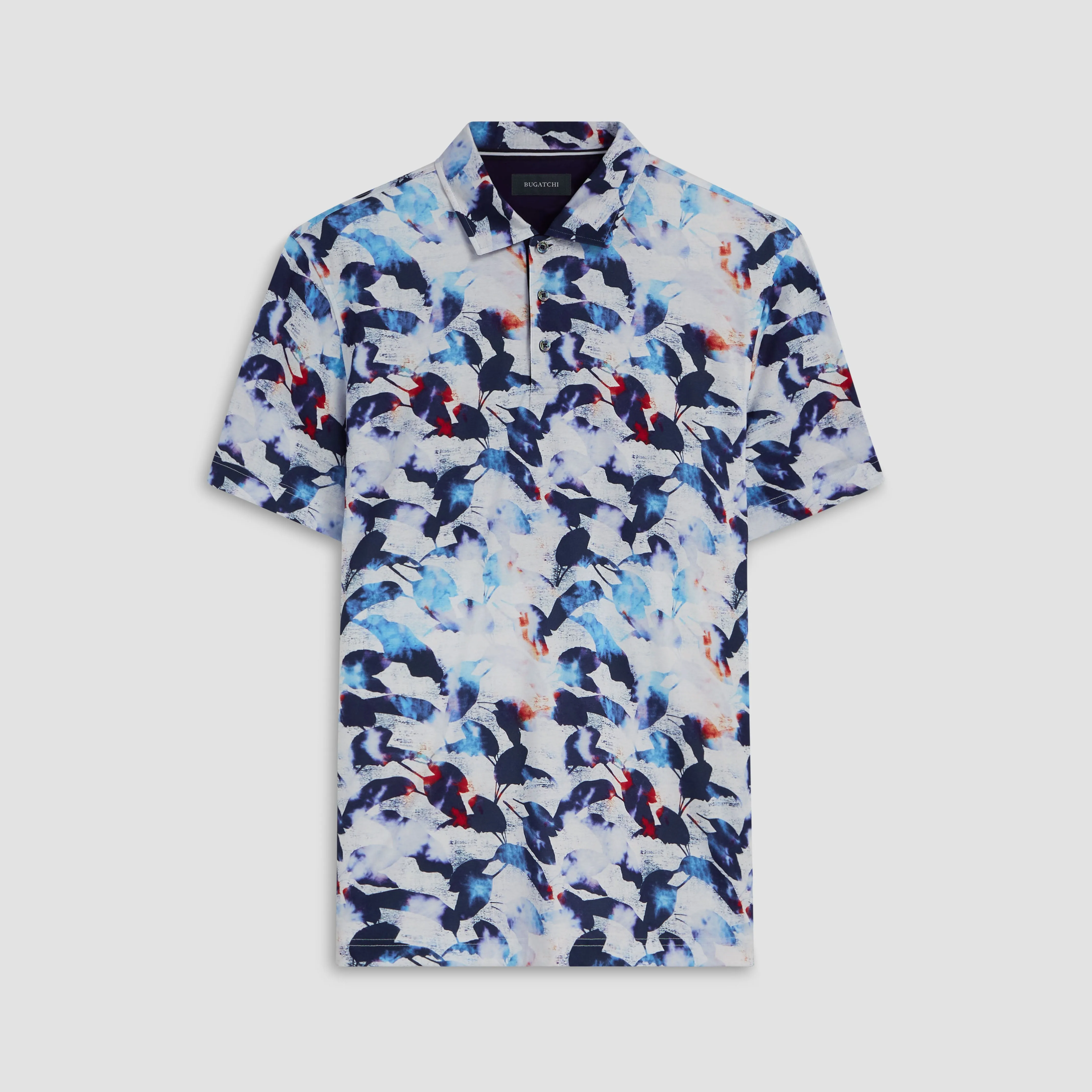 Hendrix Abstract Print Polo Shirt