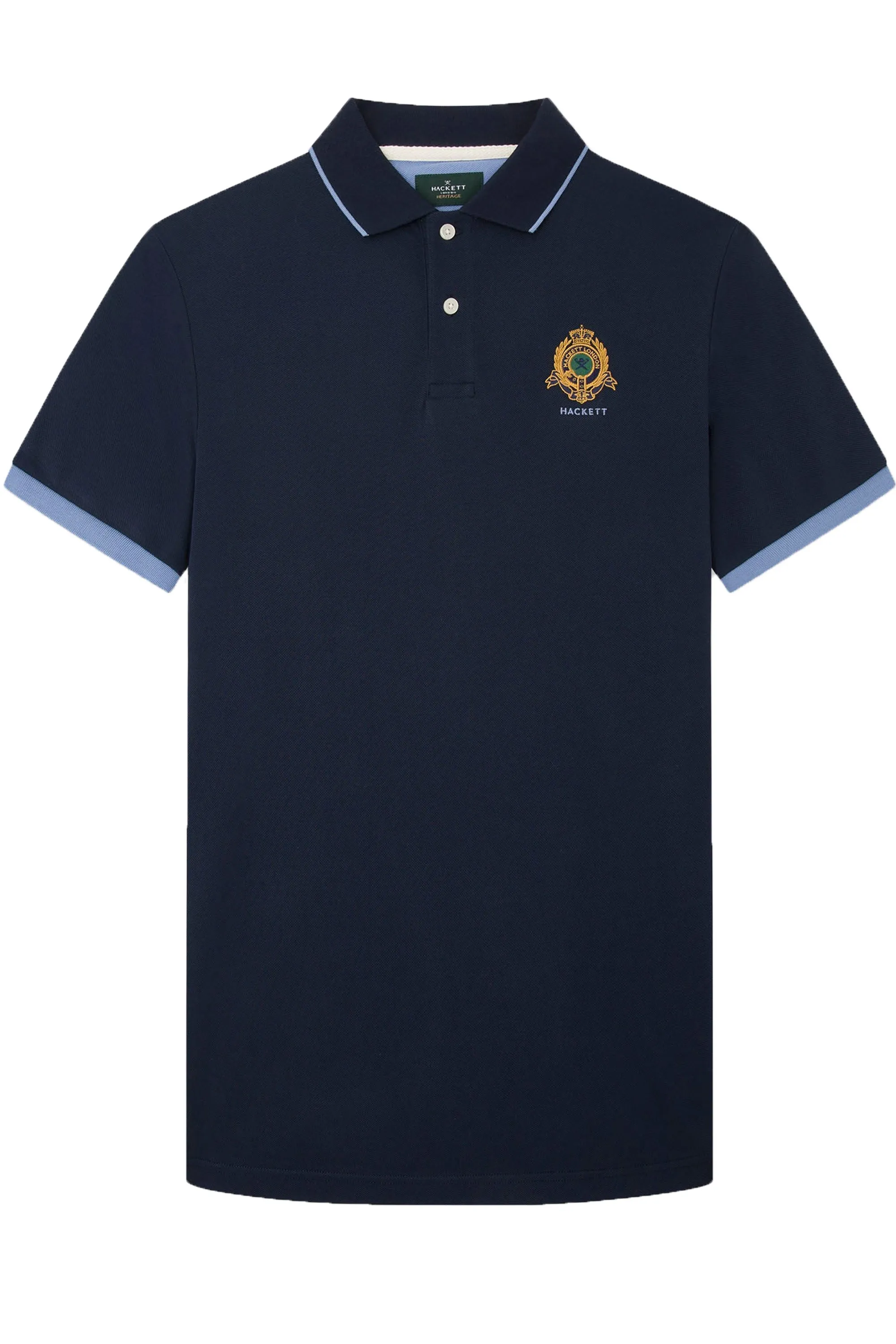 Heritage Logo Polo Shirt Navy