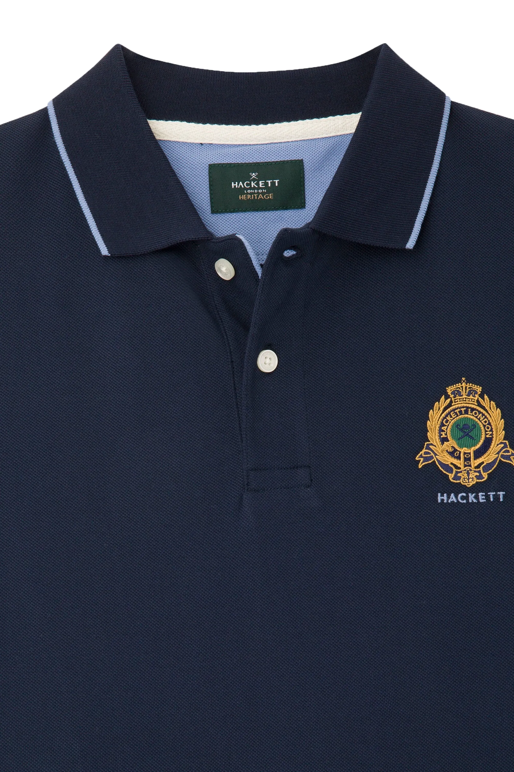 Heritage Logo Polo Shirt Navy