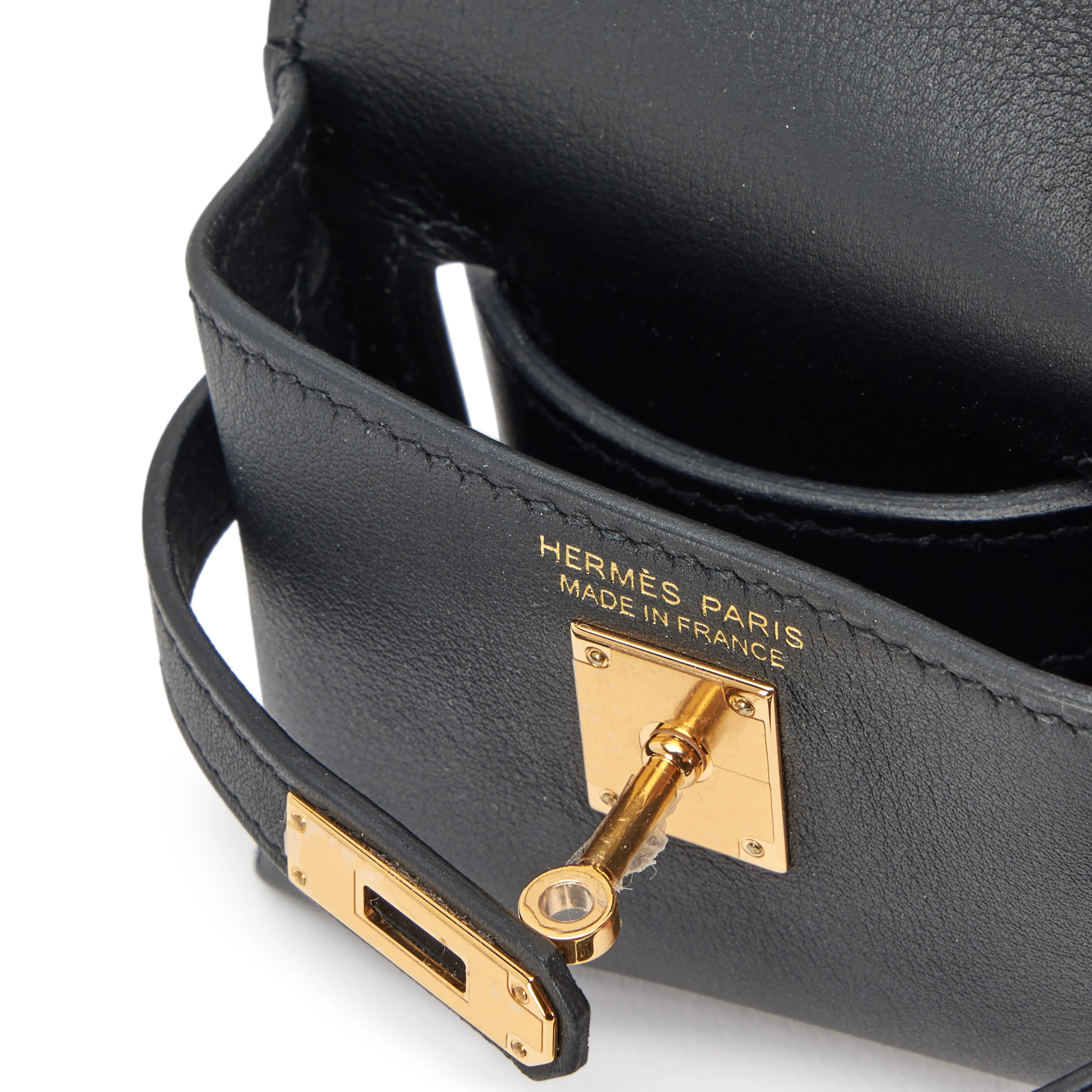 Hermès Black Swift Kelly Moove Bag Gold Hardware, 2023