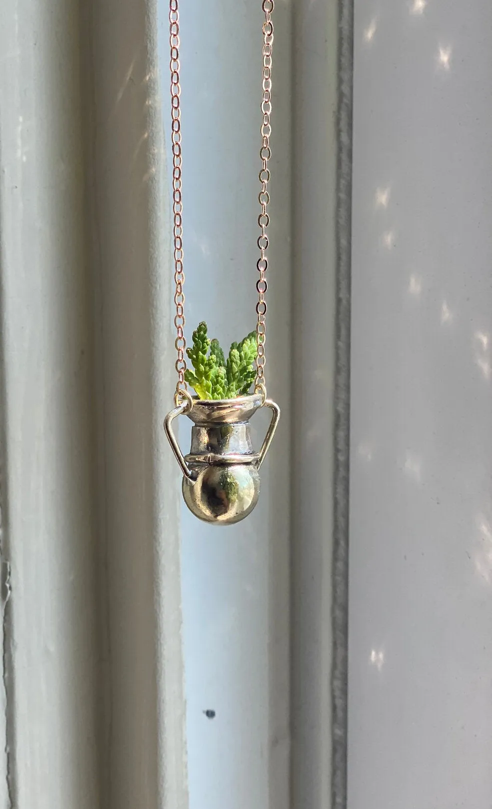 Heron and Lamb: Petite Phaedra Vessel Necklace