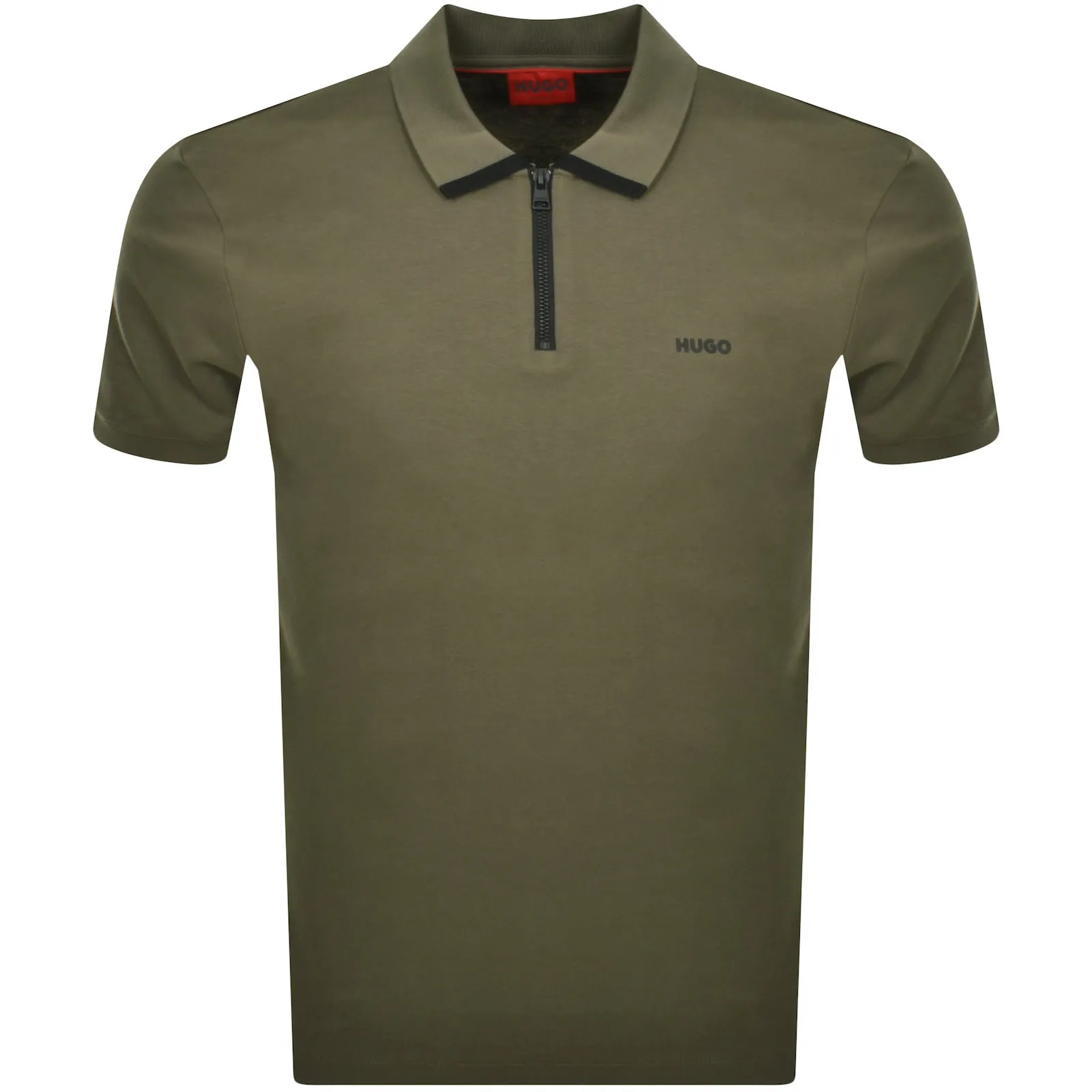 HUGO Dalomino Polo T Shirt Green