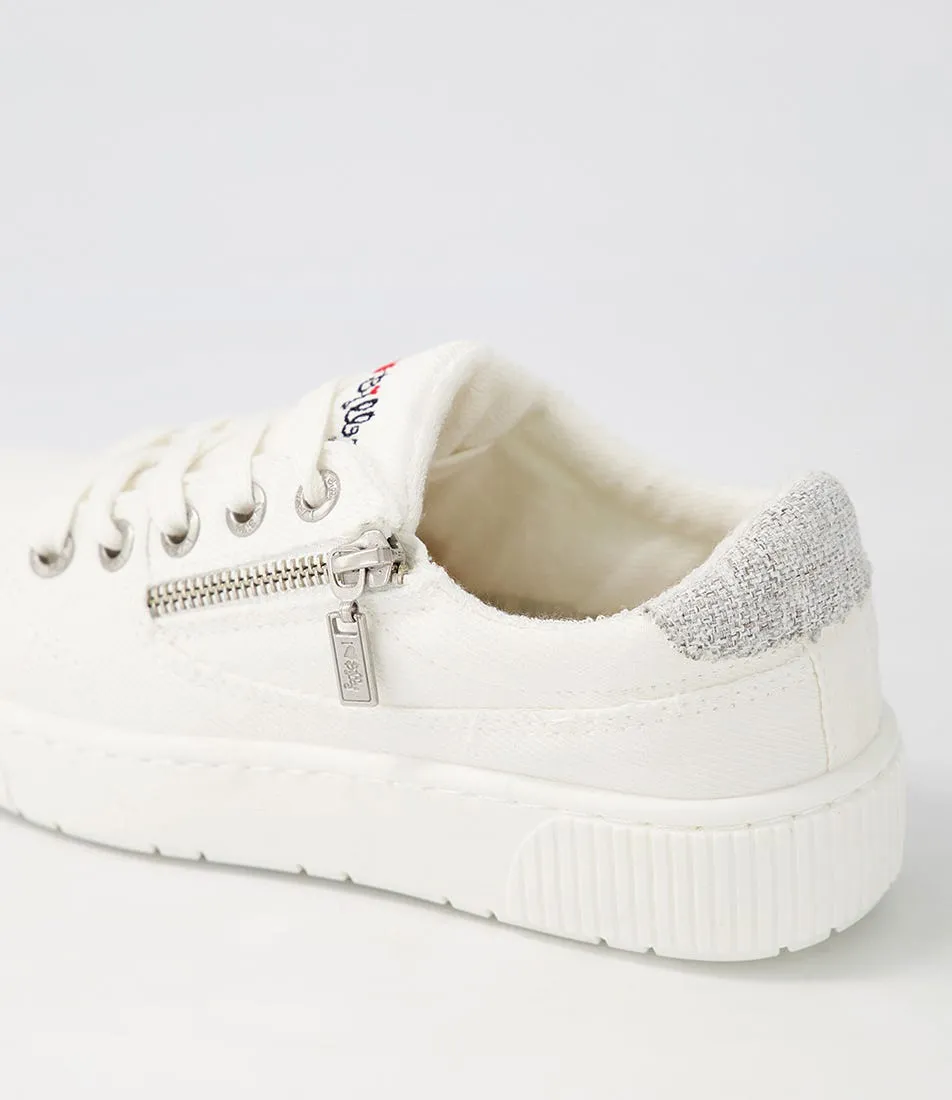 I LOVE BILLY Izzar White Recycled Canvas Sneakers