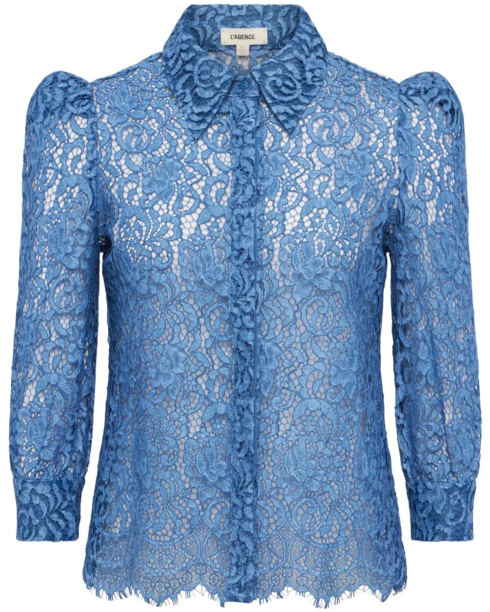 Indigo Lace Andrea Blouse