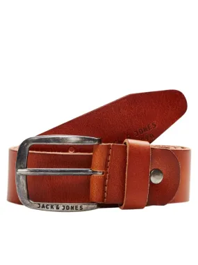 Jack & Jones Paul Leather Belt Mocha Bisque