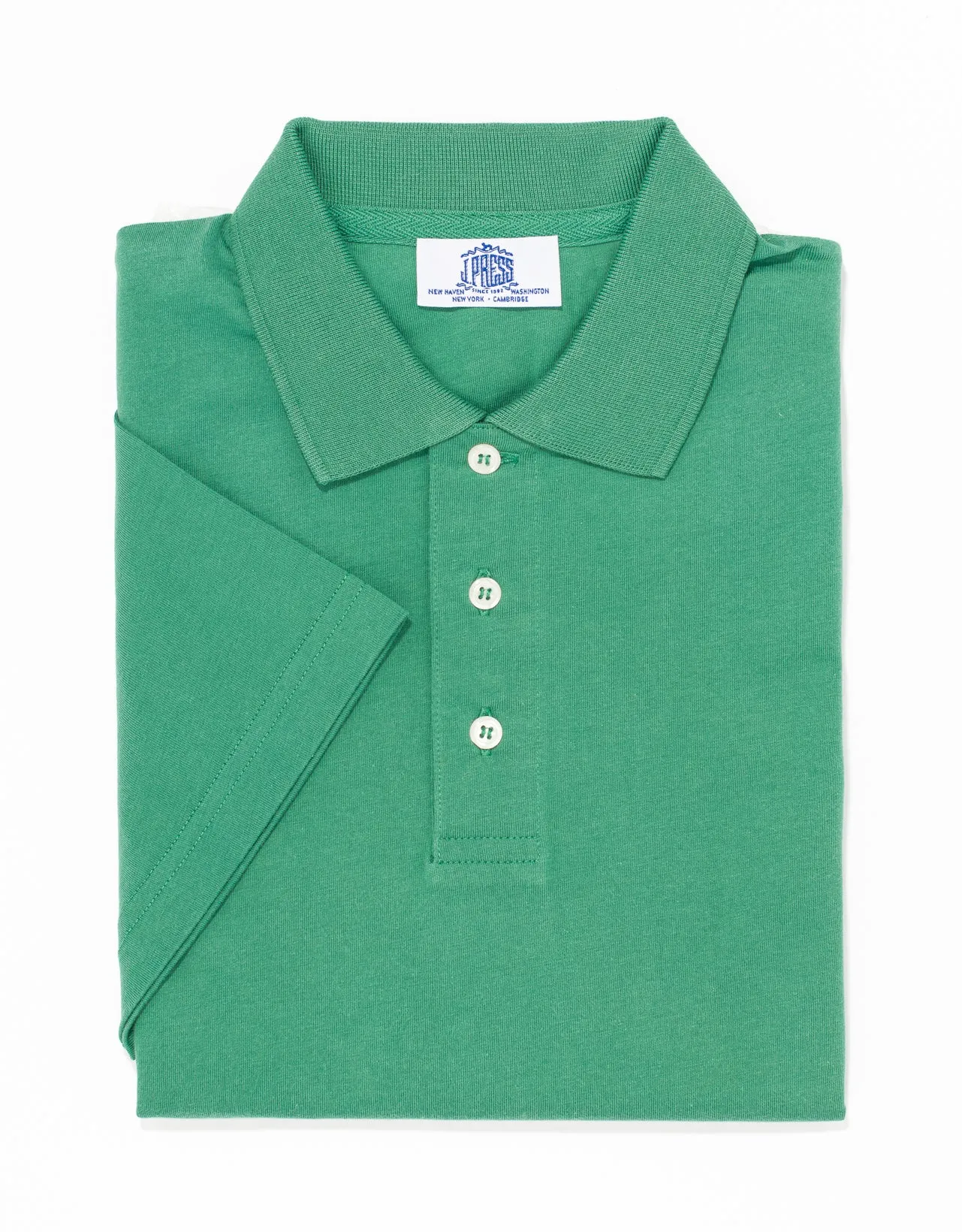 JERSEY POLO SHIRT - KELLY GREEN