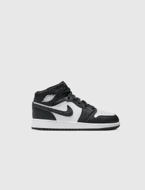 JORDAN BRAND AIR JORDAN 1 MID SE BLACK ELEPHANT   BLACK