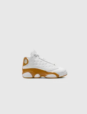 JORDAN BRAND AIR JORDAN 13 RETRO WHEAT PS   WHITE